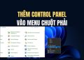 them control panel vao menu chuot phai