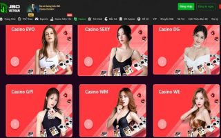 JBO   Thiên đường cá cược thể thao uy tín, casino live sống động