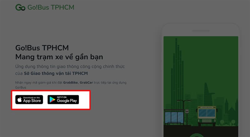 Download and install the GoBus Ho Chi Minh City application