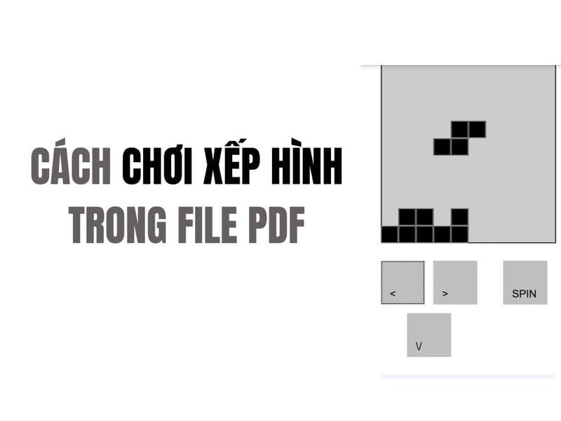 Hướng dẫn chơi xếp hình bằng file PDF