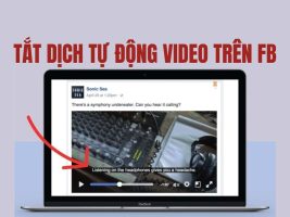 Instructions for turning off automatic video translation on Facebook