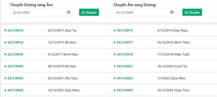 Xem Ngày Âm Lịch: Tra cứu lịch âm, lịch dương, ngày giờ hoàng đạo,...