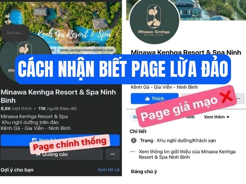 How to identify fake page, prevent money fraud