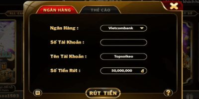 Điền đầy đủ thông tin cần thiết theo yêu cầu từ nhà cái