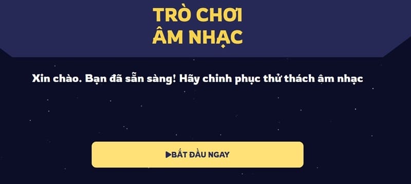 Bấm Bắt đầu ngay