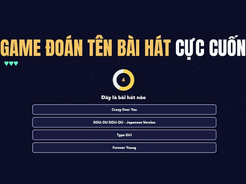 Game listening to music guessing the name of the song Extreme – Play Try now!