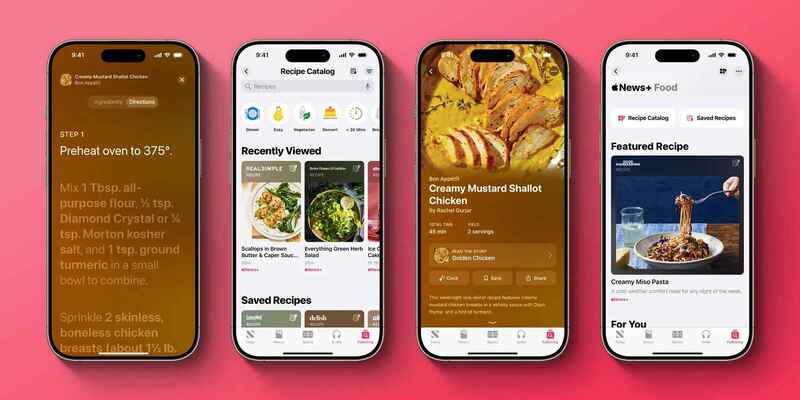 Apple News+ Food: Khám phá thế giới ẩm thực