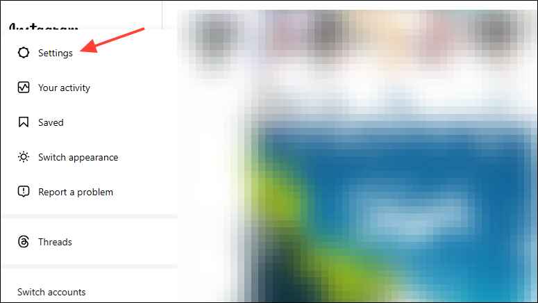 Hướng dẫn tải tất cả ảnh và story từ Instagram 19 Chọn Settings