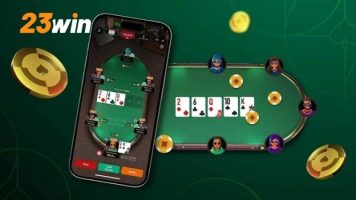 Tựa game Poker 23Win cá cược đổi thưởng xanh chín 2025