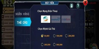 Rút tiền B52Club nhanh chóng an toàn đơn Giản