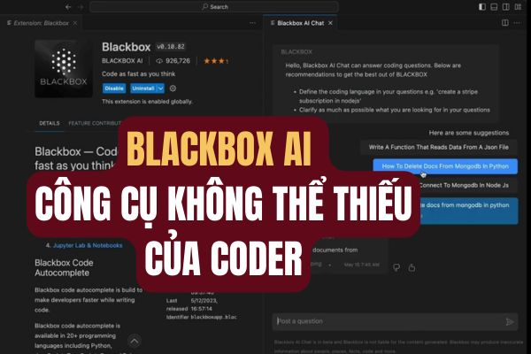 Hướng dẫn tự lập trình bằng Blackbox AI