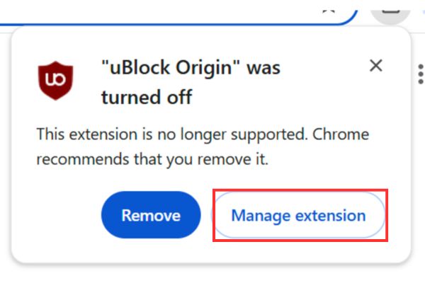 Cách bật lại uBlock Origin trên Chrome chỉ trong vài bước