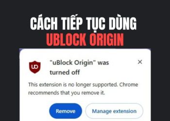 cach bat lai ublock origin