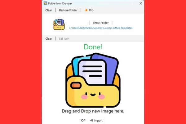 Folder Icon Changer: Thay đổi icon thư mục Windows chưa từng dễ đến thế 9 Quá trình đã hoàn tất