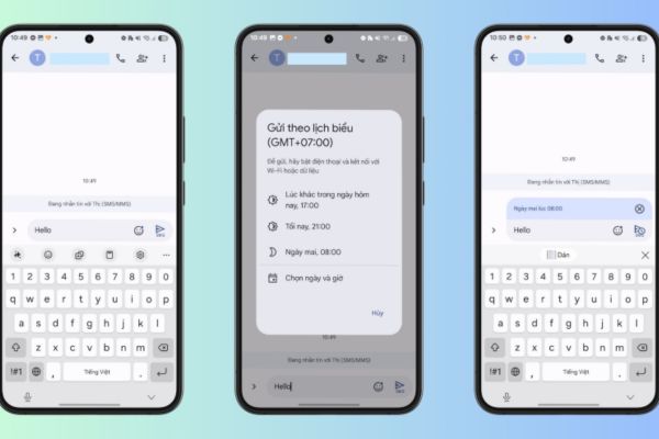 Hẹn giờ gửi tin nhắn trên Android: Giải pháp cho người bận rộn 11 Hẹn giờ gửi tin nhắn trên Android siêu tiện lợi với Google Messages