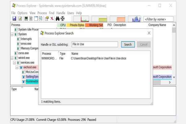 Mẹo khắc phục lỗi File is open in another program 13 Sử dụng phần mềm mở khóa file