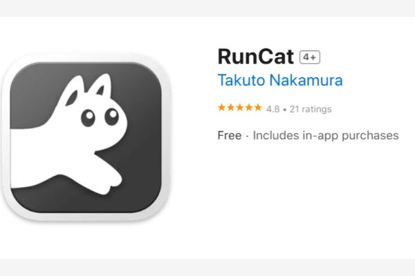 RunCat: Ứng dụng theo dõi hiệu suất Mac siêu dễ thương 14 Tải ứng dụng từ Mac App Store