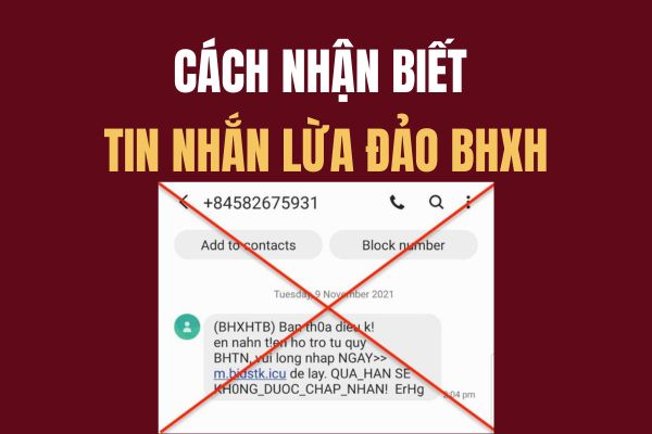 Hướng dẫn nhận biết tin nhắn lừa đảo Bảo hiểm xã hội