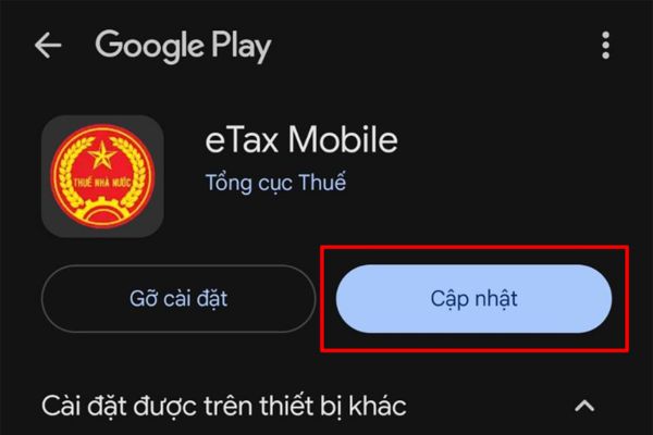 Cách báo cáo khi công ty kê khai thuế sai / chưa từng làm tại công ty đó 9 Cập nhật eTax Mobile