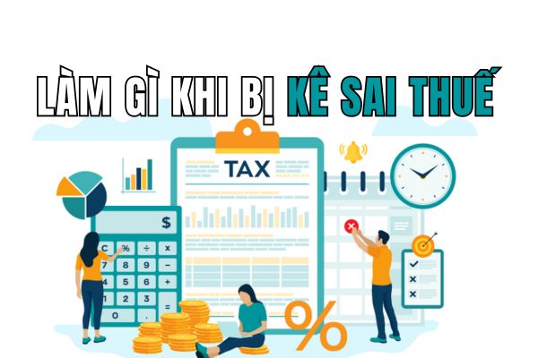 How to report when the company declares the wrong / unprecedented tax at that company