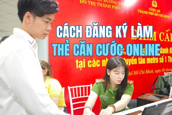 Guide students to register as an identity card at Metro Station No. 1