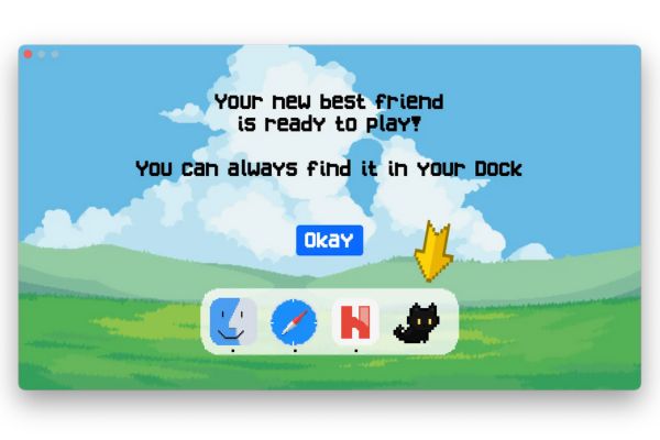 Docko: Nuôi “thú cưng” ngay trên thanh Dock MacOS 15 Phong cách pixel art hoài cổ