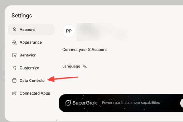 Chọn Kiểm soát dữ liệu (Data Controls)