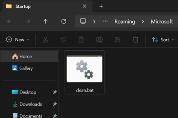 Tự động dọn dẹp máy tính dễ dàng với BleachBit 10 Kéo tệp clean.bat vừa tạo vào