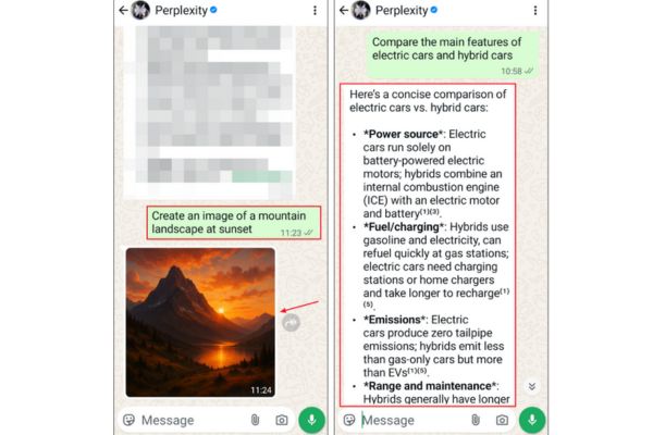 Hướng dẫn cách dùng Perplexity trên WhatsApp 12 Những gì Perplexity AI có thể làm trên WhatsApp