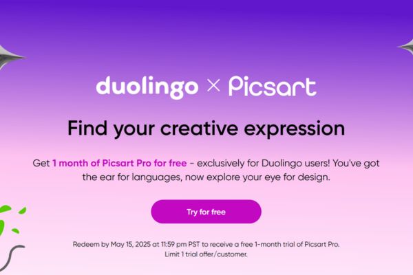 Nhận Picsart Pro và Super Duolingo miễn phí 1 tháng 4 Nhận Picsart Pro và Super Duolingo miễn phí 1 tháng