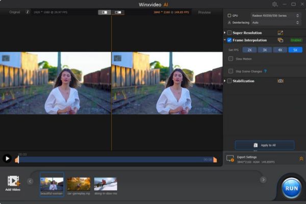 Nhận Key Winxvideo AI miễn phí trọn đời - Chỉnh sửa Video bằng AI 11 Nâng cấp video bằng AI