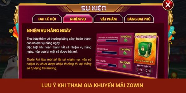 Tổng hợp khuyến mãi Zowin được yêu thích nhất hiện nay 2