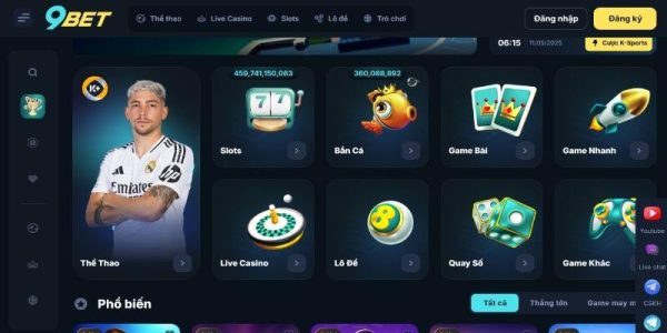 Nhà cái 9bet sân chơi cá cược hàng đầu cho dân chuyên 2 Nhà cái 9bet sân chơi cá cược hàng đầu cho dân chuyên 2
