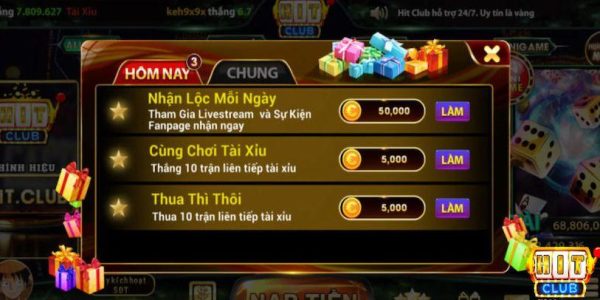 Khuyến mãi HitClub dành tặng newbie mới bắt đầu 2 Khuyến mãi HitClub dành tặng newbie mới bắt đầu 2