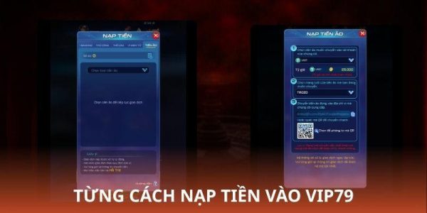 Hướng dẫn nạp tiền vào VIP79 qua ngân hàng 1