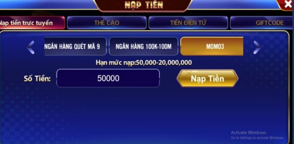 Nạp tiền Bossfun thao tác dễ, nhanh chóng khởi nghiệp 1