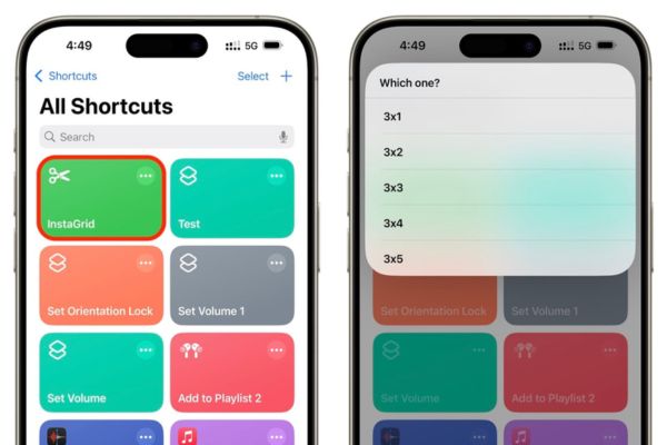 Dùng phím tắt (shortcuts) trên iPhone để chia ảnh