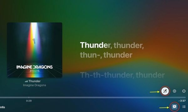 Hướng dẫn hát Karaoke với Apple Music Sing 19 Chọn biểu tượng micro