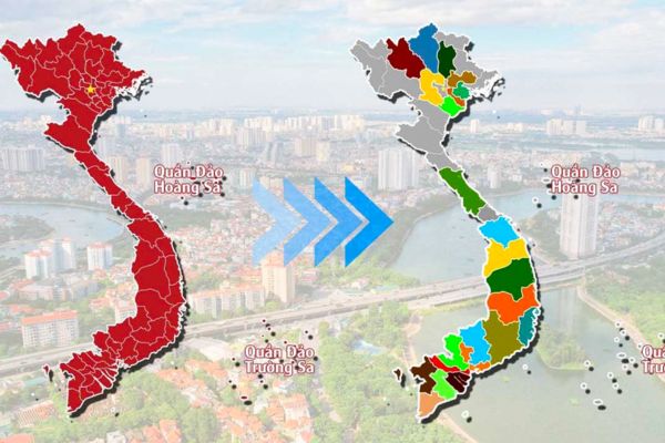 Link tải bản đồ 34 tỉnh thành mới của Việt Nam 10 Có 11 tỉnh, thành được giữ nguyên