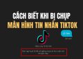 Cách biết người khác chụp màn hình tin nhắn TikTok 2