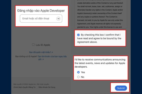 Tham gia Developer Beta