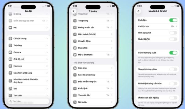 Hướng dẫn giảm độ trong suốt Liquid Glass iOS 26 8 Hướng dẫn cách giảm độ trong suốt Liquid Glass trên iOS 26