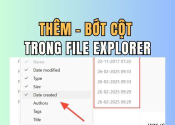 Cách thêm bớt cột trong File Explorer Windows 11 7