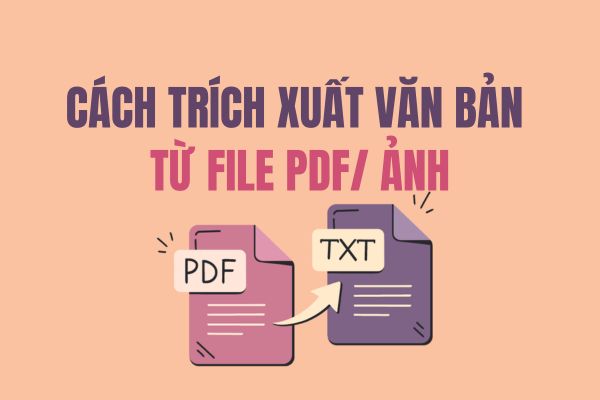 Instructions on how to extract text from PDF /photo