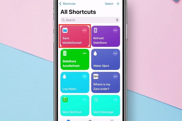 Chạy shortcut vừa thêm