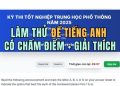 Làm thử đề tiếng Anh tốt nghiệp THPT 2025 có chấm điểm và giải thích 11
