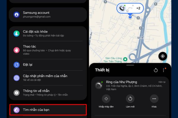 Những điều cần biết khi mua Galaxy Ring 25 Chọn mục Tìm nhẫn của bạn