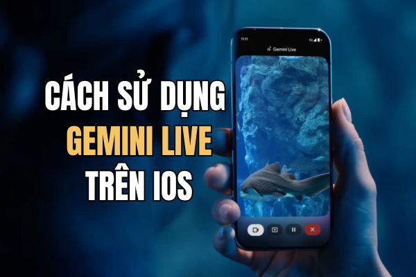 Gemini Live on iOS: Camera sharing feature and new screen