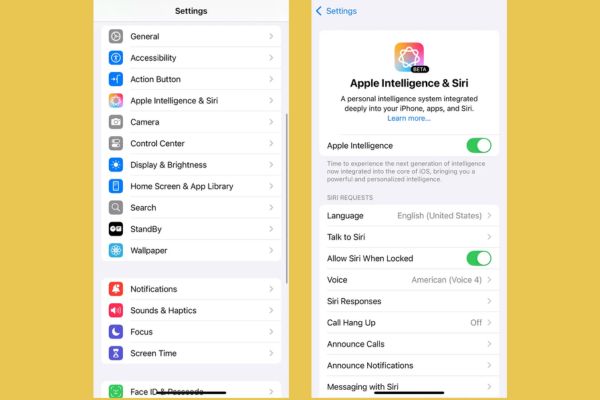 Discover the glowing effect next to the iPhone ios 18 screen How to turn off the glowing effect next to the iPhone screen