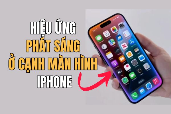 Discover the glowing effect next to the iPhone ios 18 screen